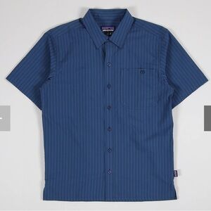 Patagonia Blue Casual Button Down Shirt